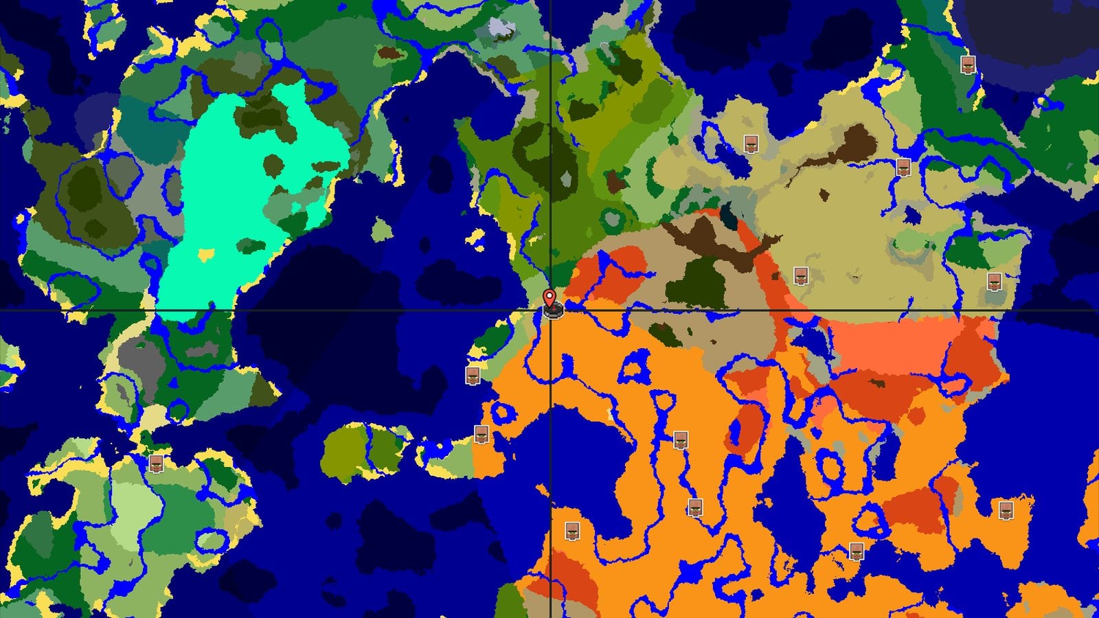 A Desert Start with Fast Pyramid Loot and Badlands Nearby — Minecraft seed preview