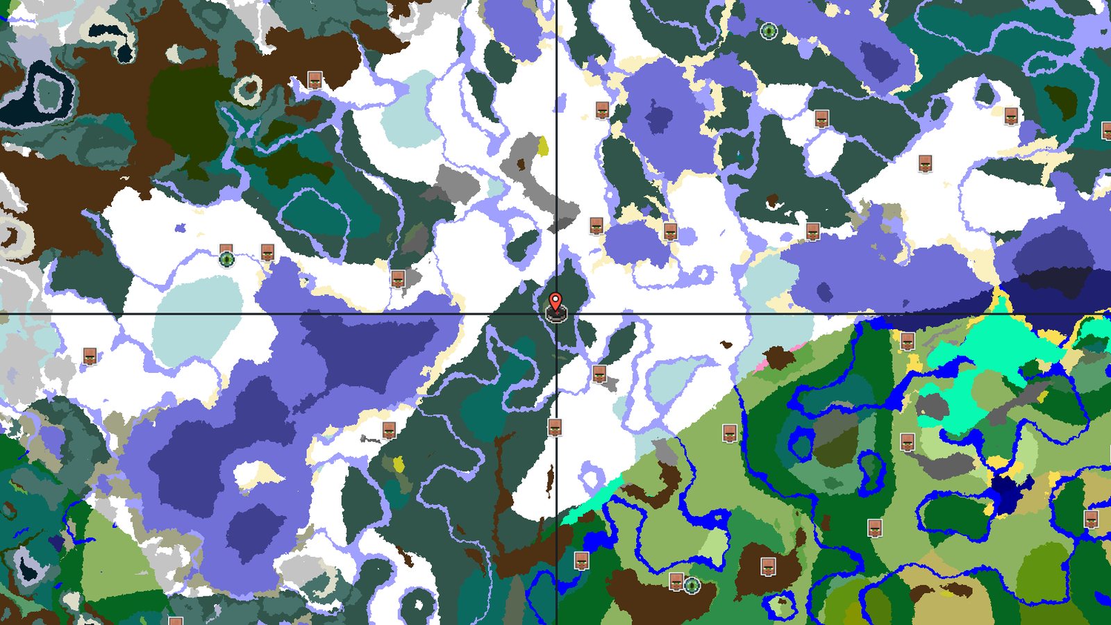 Igloo and Trial Chambers Near Snowy Plains — Minecraft seed preview
