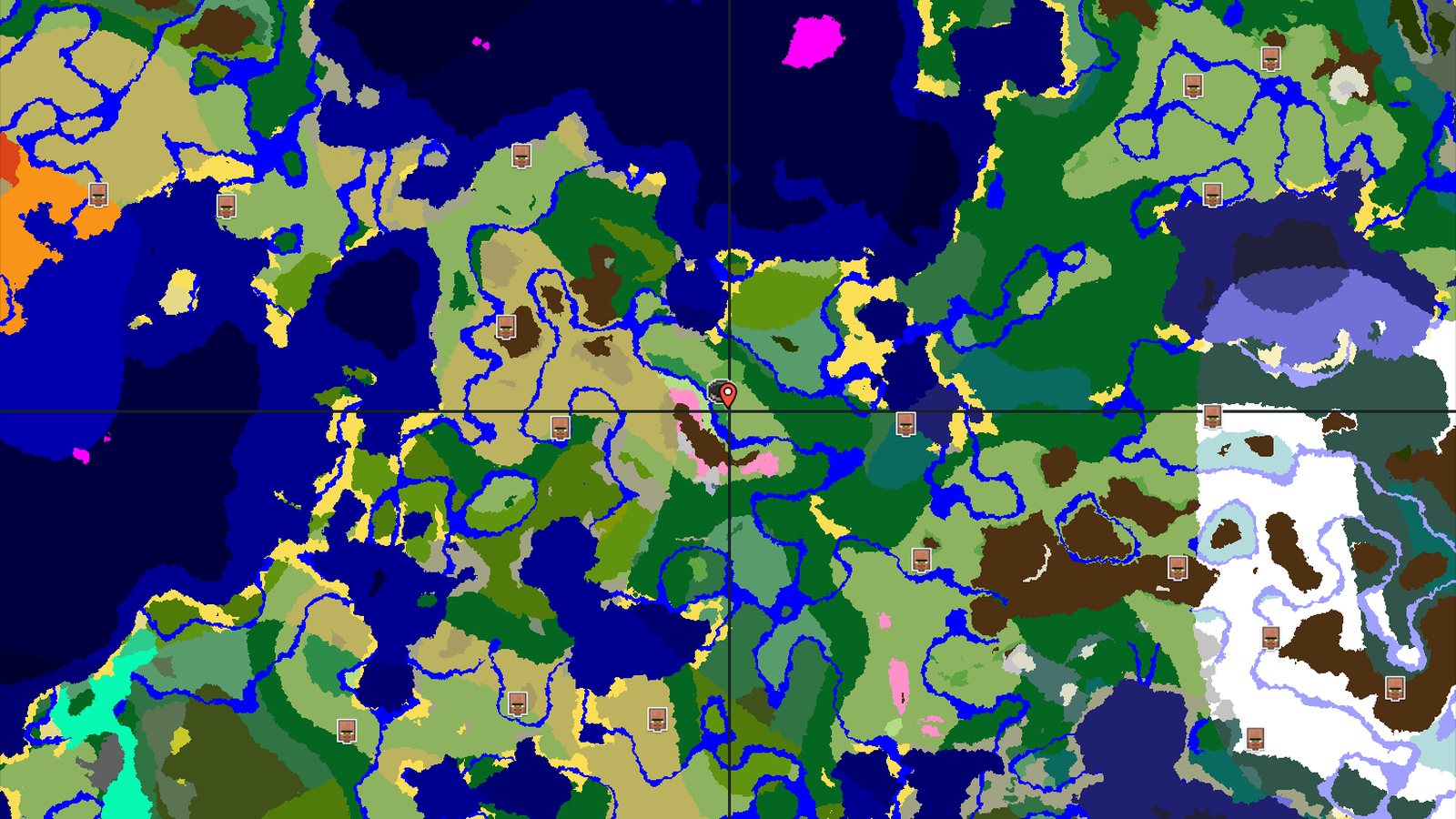 Spawn Near a Flower Forest and a Lush Cherry Grove — Minecraft seed preview