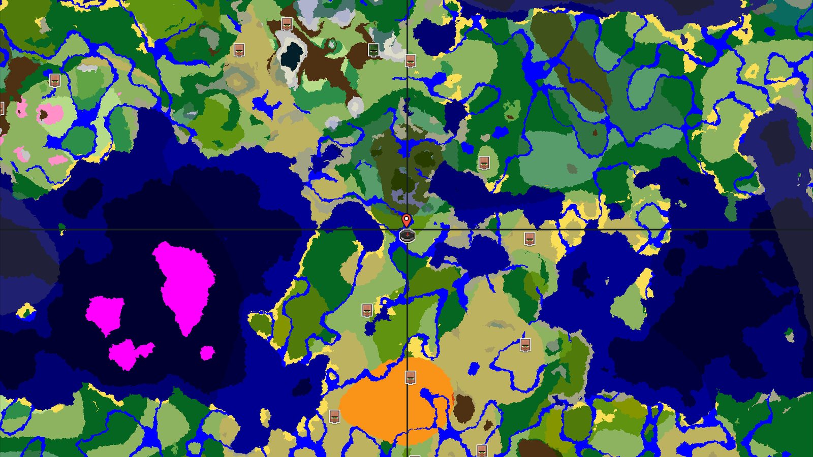 Sparse Jungle Spawn with Nearby Trial Chambers — Minecraft seed preview