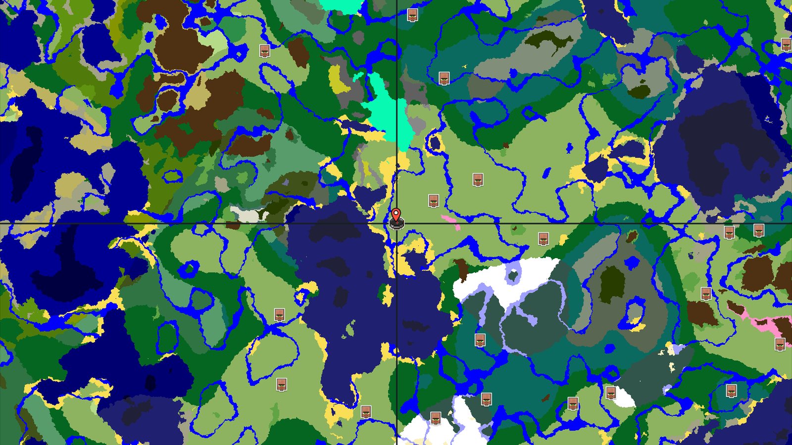 Cherry Grove Near Spawn with Plenty of Ocean — Minecraft seed preview