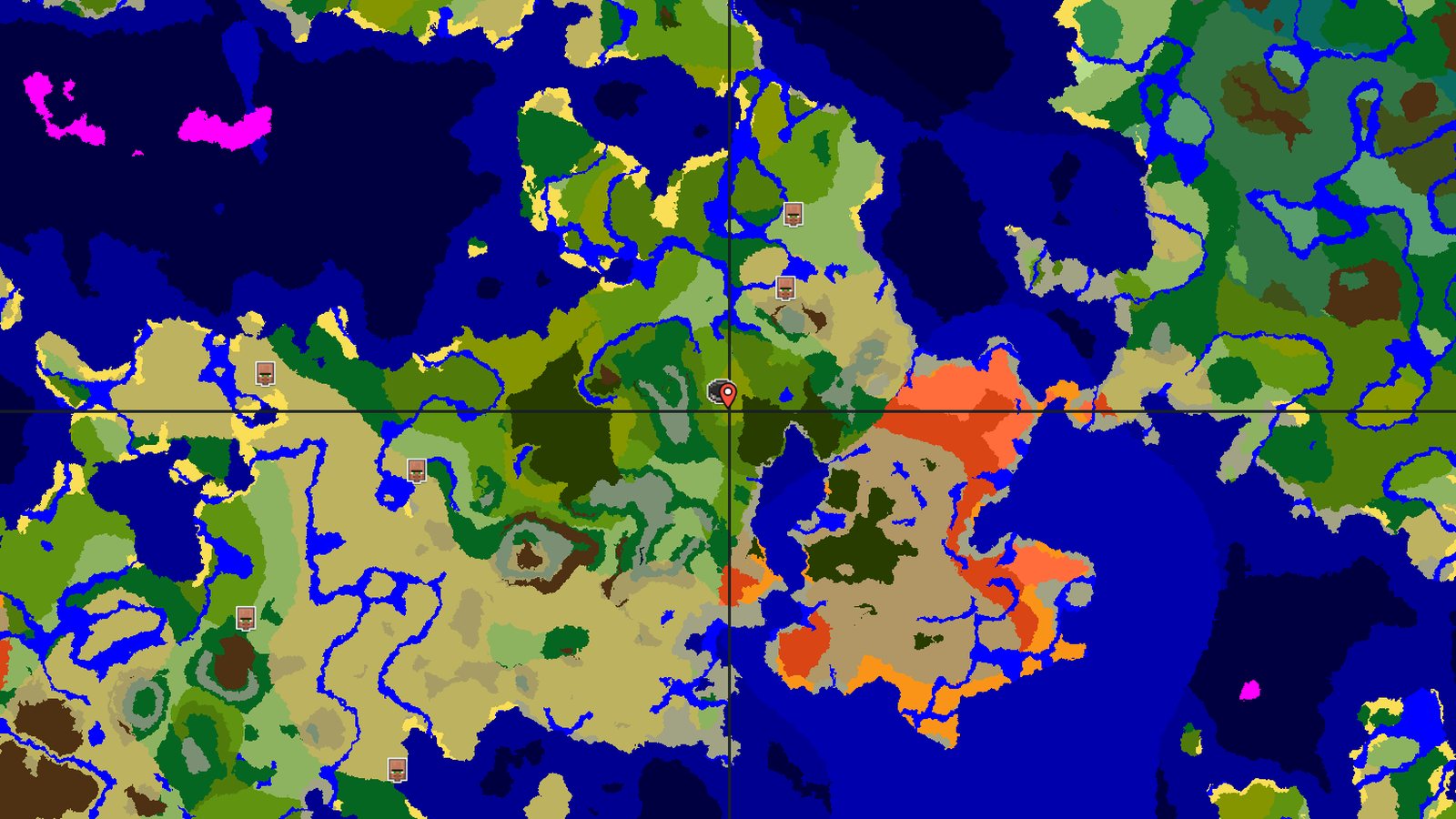 Bamboo Jungle Valley with a Jungle Temple — Minecraft seed preview