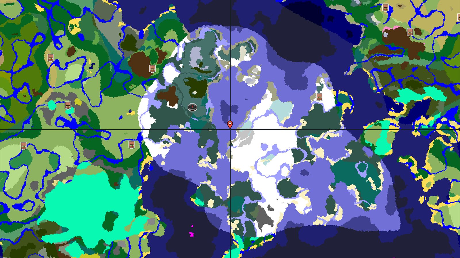A Jagged Peaks Mountain Base with Nearby Trials — Minecraft seed preview