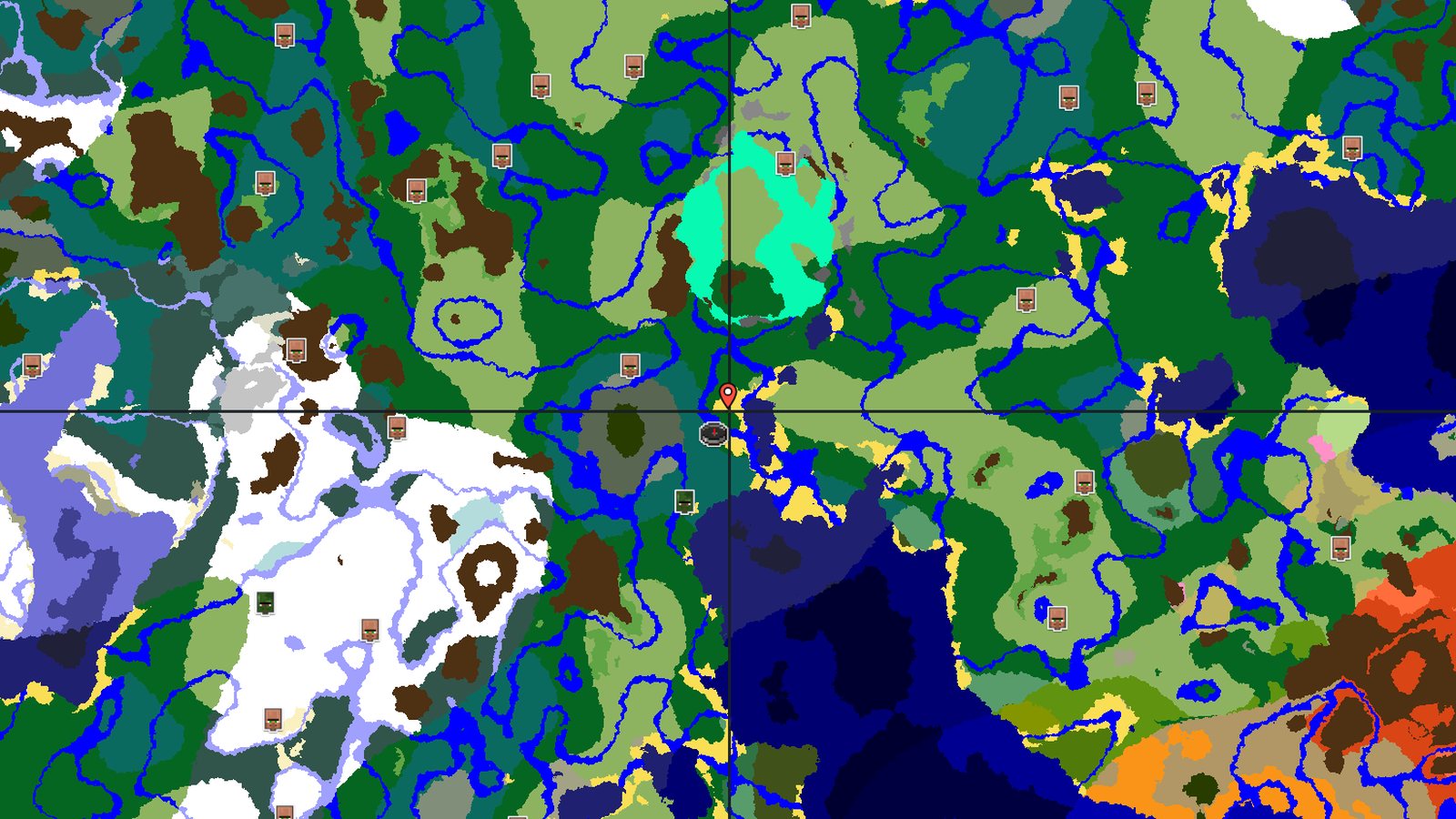 Taiga Lakeside Abandoned Village — Minecraft seed preview
