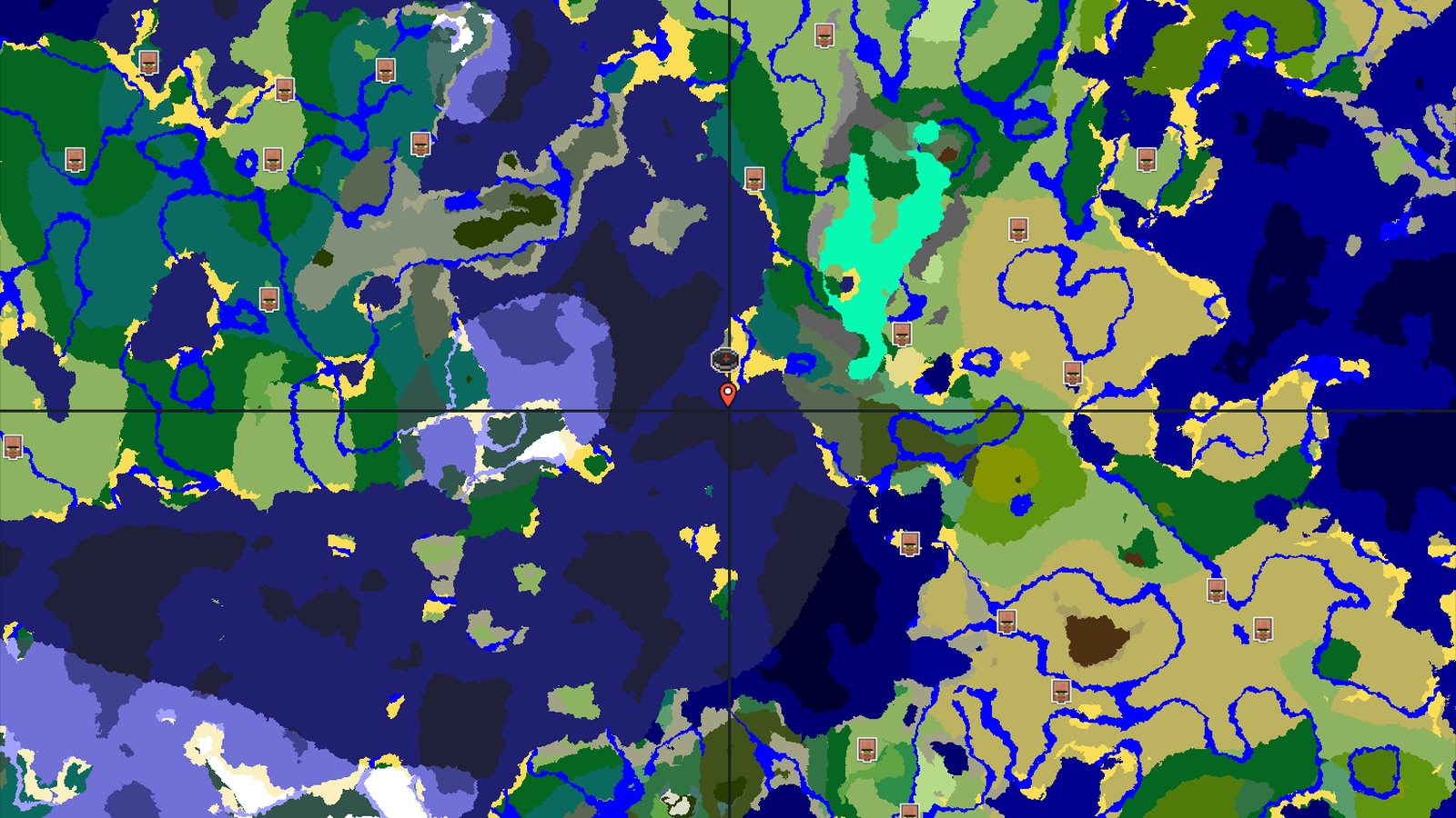 Trial Chambers Near Spawn on a Taiga Peninsula — Minecraft seed preview