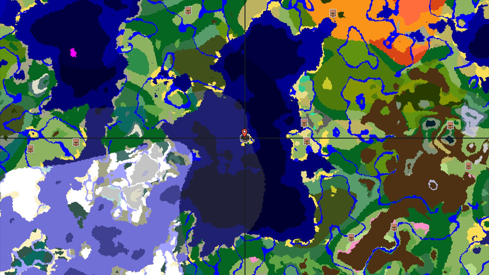 Island Spawn with a Close Village and Rich Ocean — Minecraft seed preview