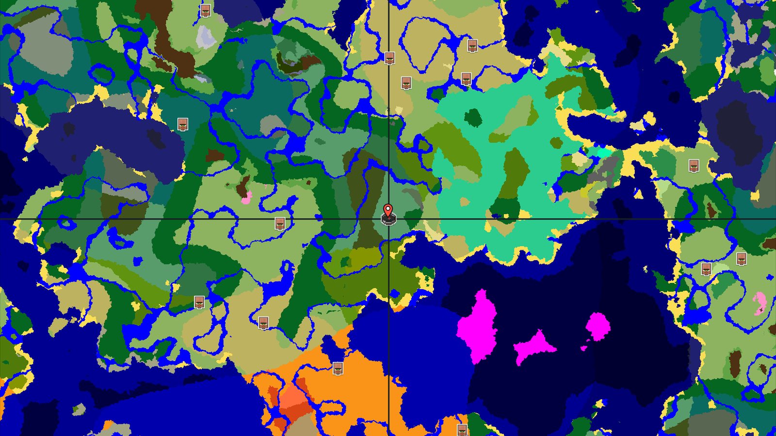 Spawn in Old Growth Birch, find a Jungle close by — Minecraft seed preview