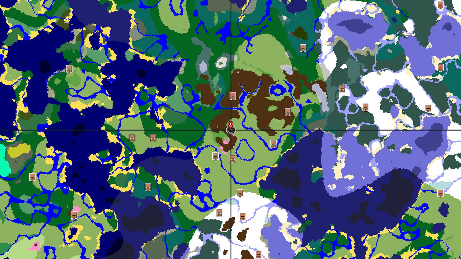 Spawn in a Plains, Explore Cherry Grove Mountains — Minecraft seed preview