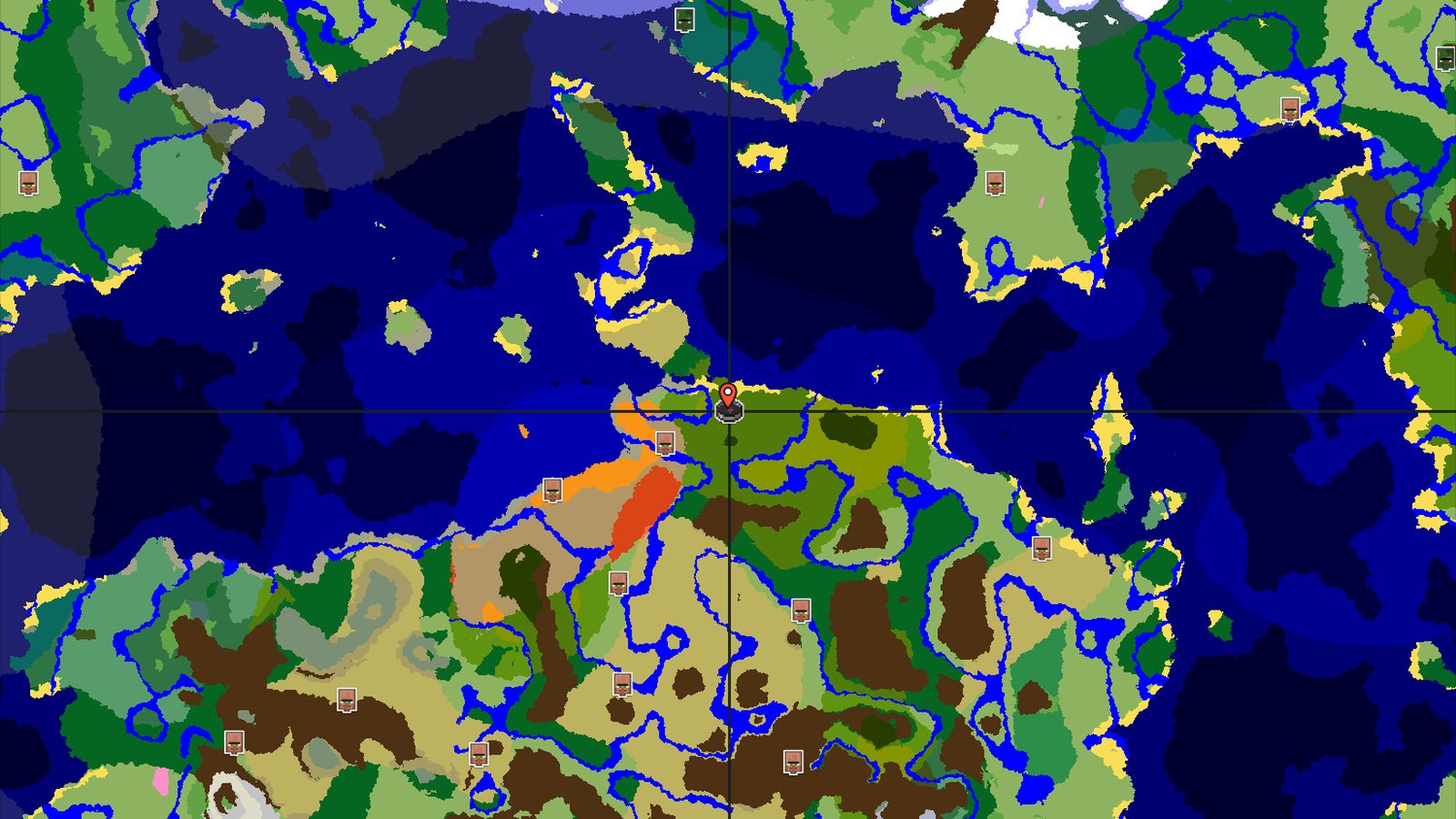 Jungle Spawn with Nearby Temple and Badlands — Minecraft seed preview