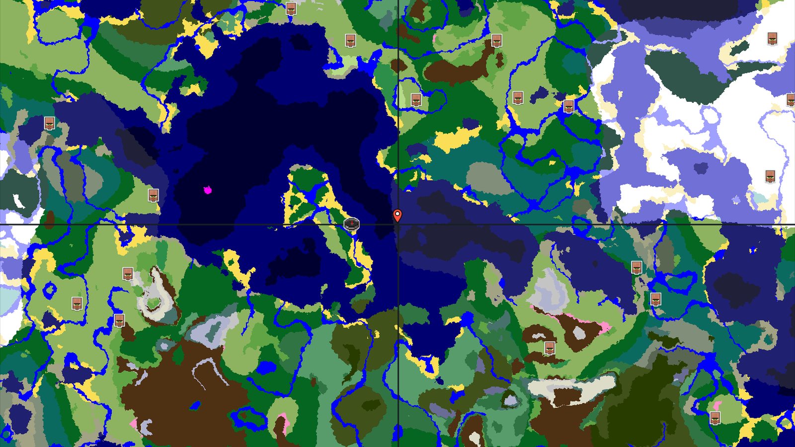 Ocean-Adjacent Forest Spawn with Nearby Trial Chambers — Minecraft seed preview