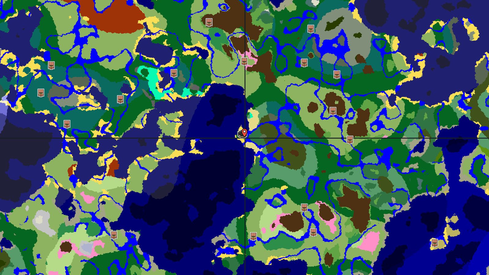 Buried Treasure at Spawn on a Forest Island — Minecraft seed preview