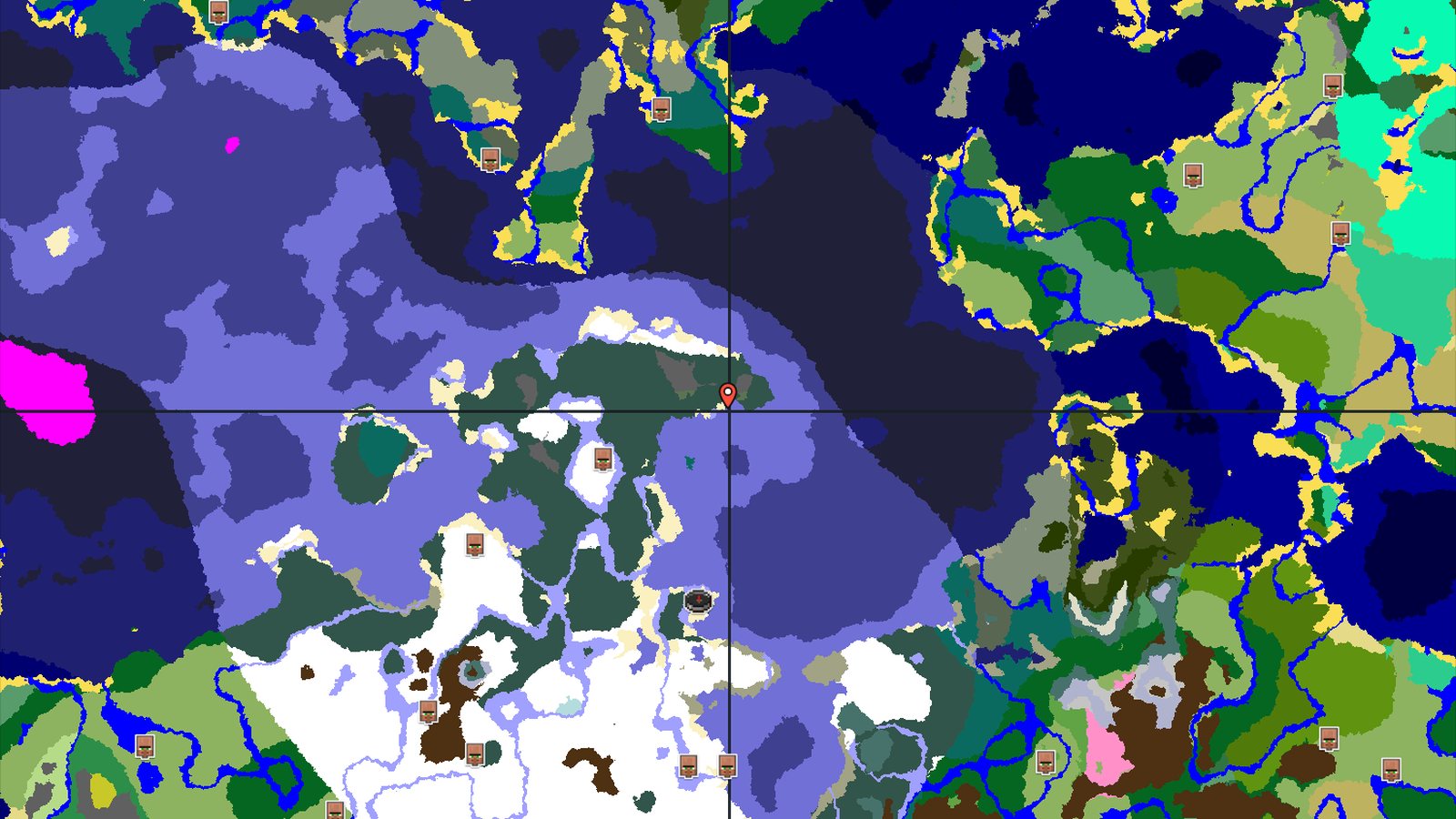 Snowy Taiga Island with Lush Caves Underneath — Minecraft seed preview
