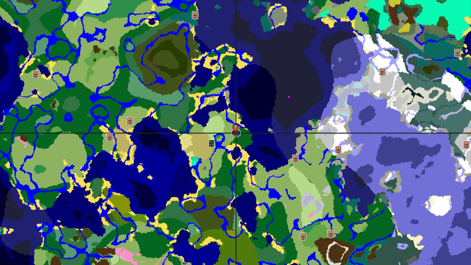 Flower Forest and an Abandoned Village — Minecraft seed preview