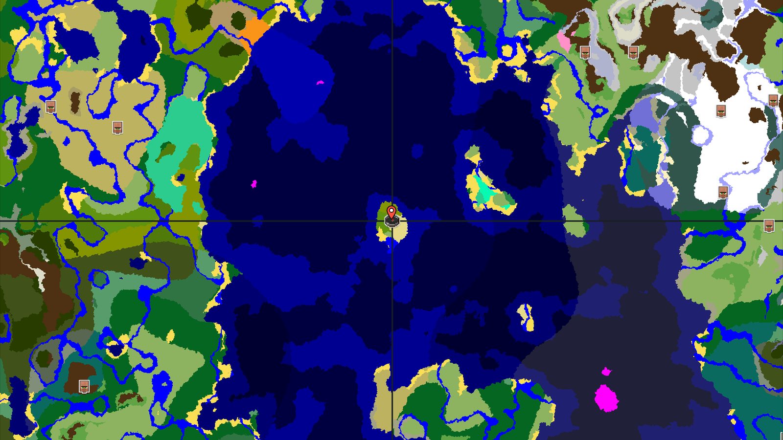 Spawn on a Savanna Island, Surrounded by Jungle and Ocean — Minecraft seed preview