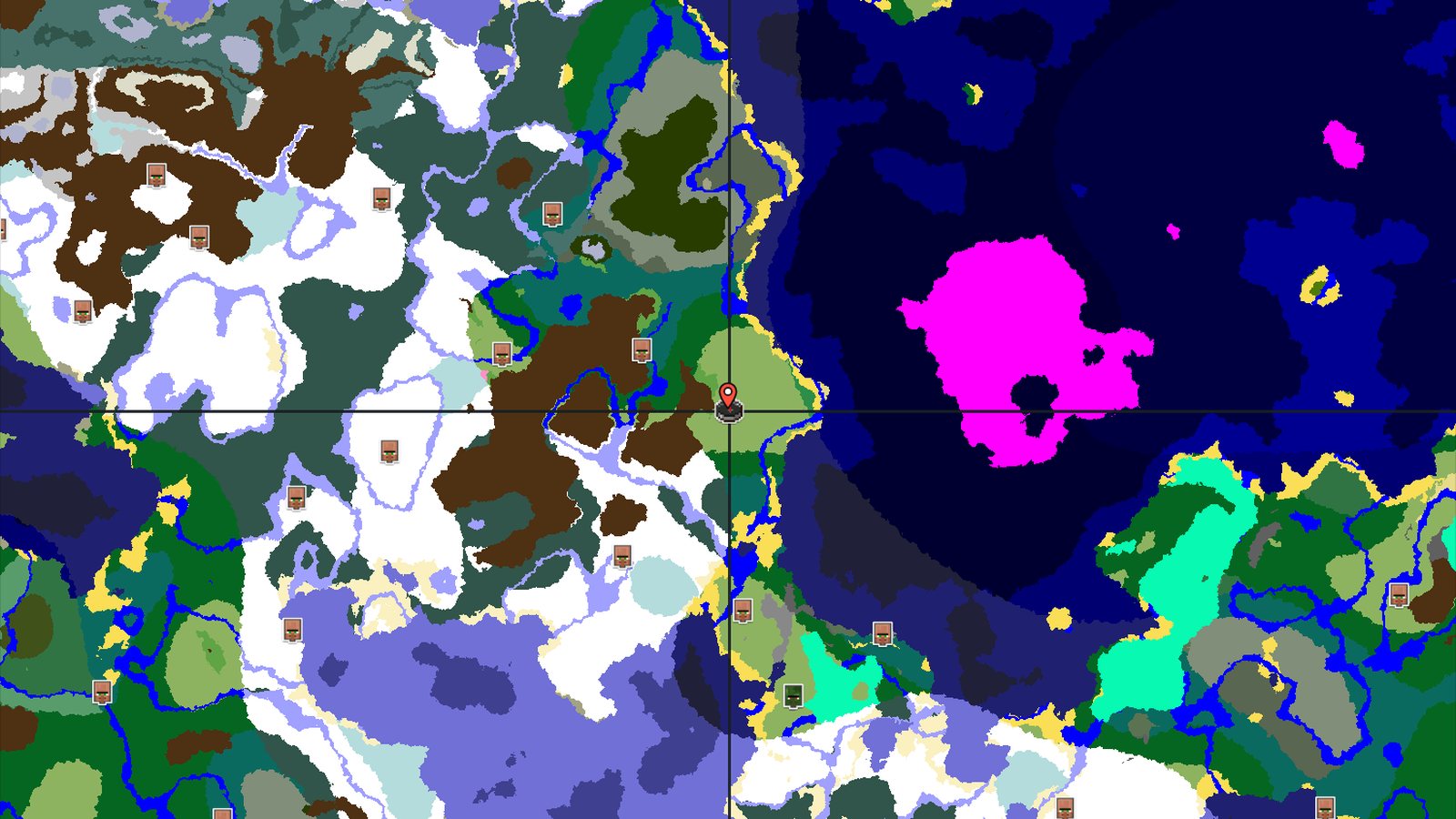 Snowy Plains and Ancient City Nearby — Minecraft seed preview