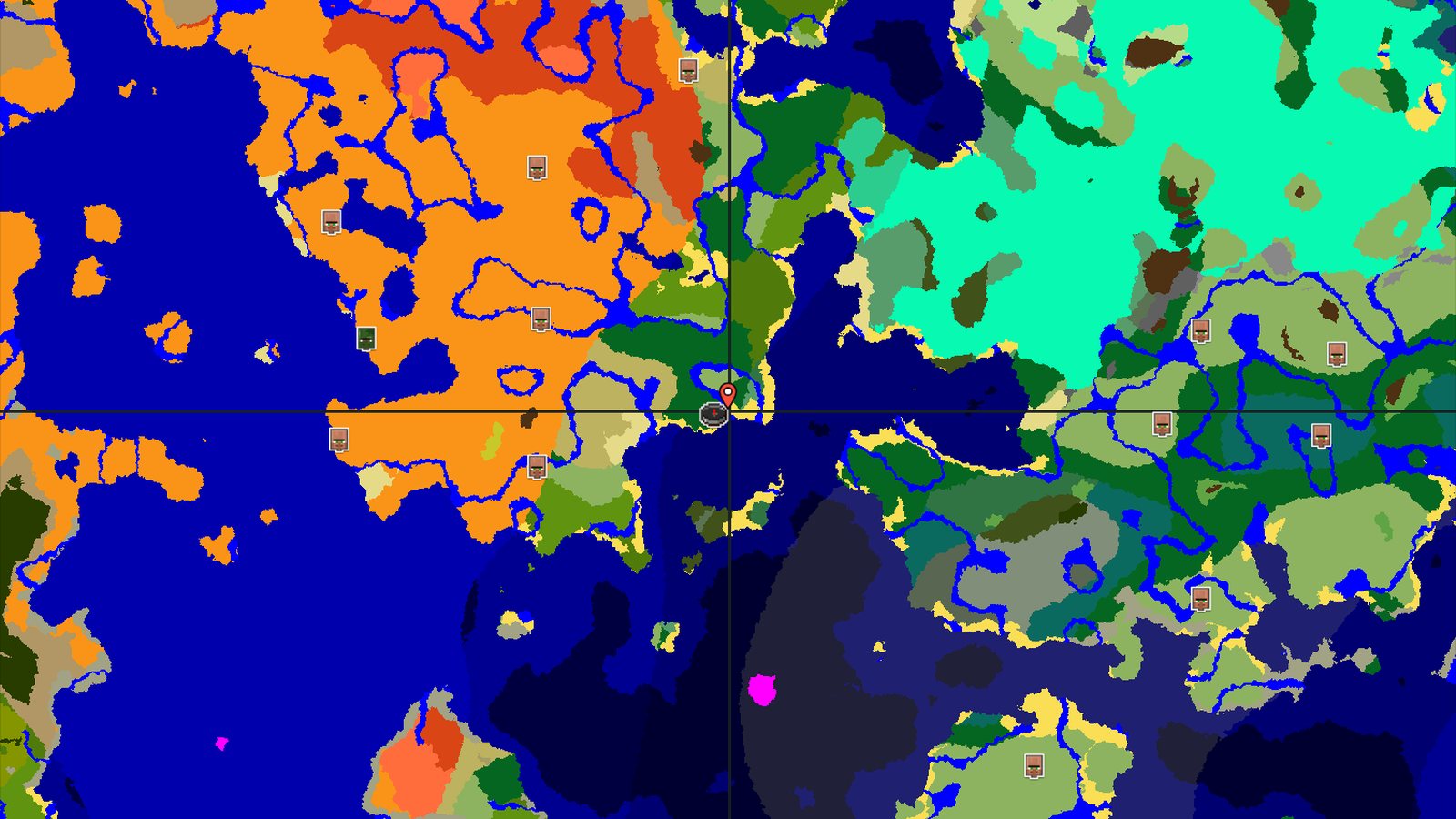 Ocean Ruin and Shipwreck Near a Jungle Temple — Minecraft seed preview