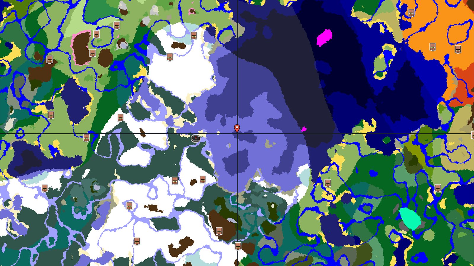 Frozen Coasts and Close Chambers — Minecraft seed preview