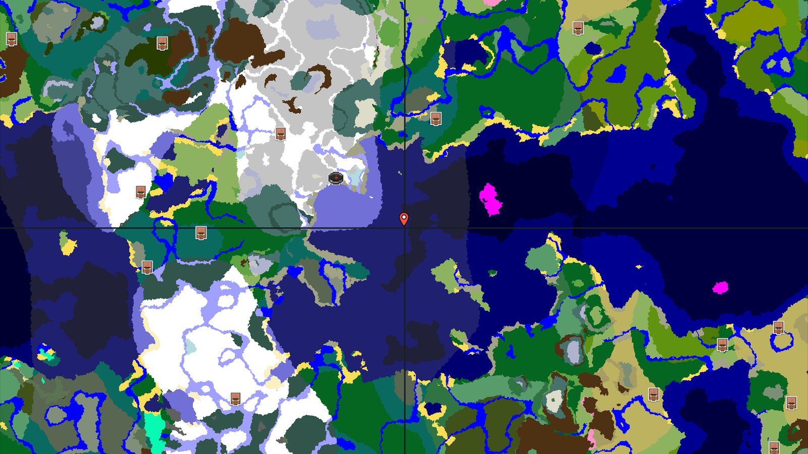 A Frozen Start with a Trial Chambers Near Spawn — Minecraft seed preview