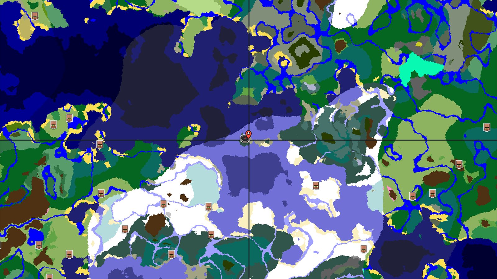 Spawn on a Small Snowy Taiga Island, Near Trial Chambers — Minecraft seed preview