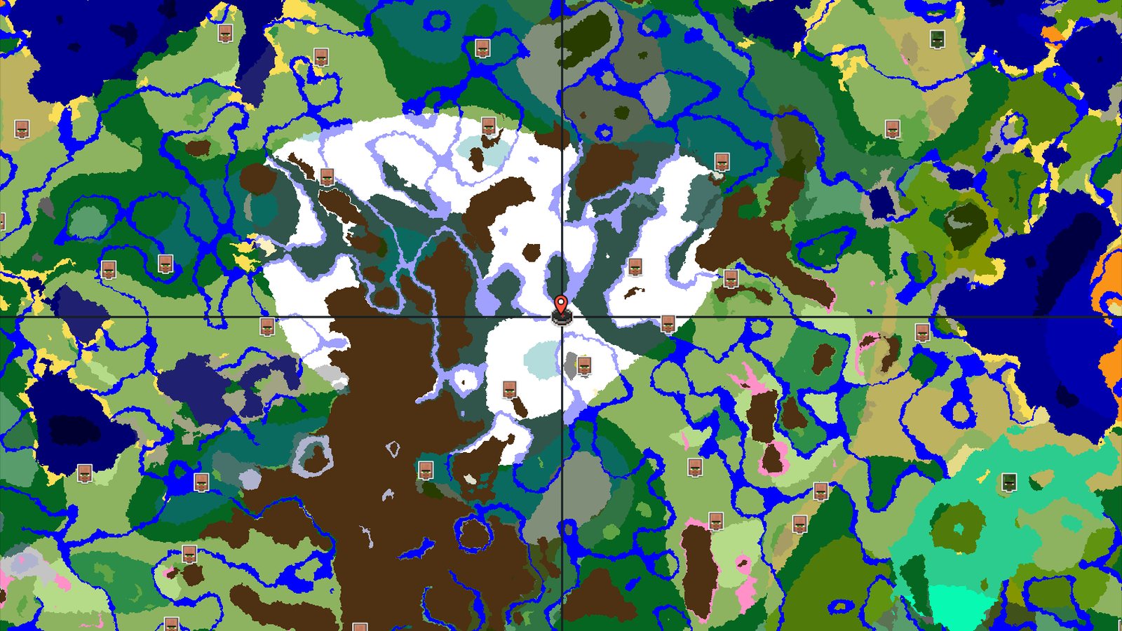 Snowy Plains with Ice Spikes and Nearby Trial Chambers — Minecraft seed preview