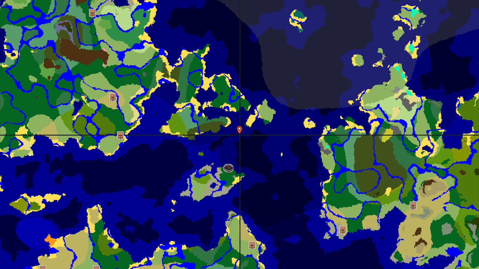 Spawn in a Forest with a Nearby Jungle and Ocean — Minecraft seed preview