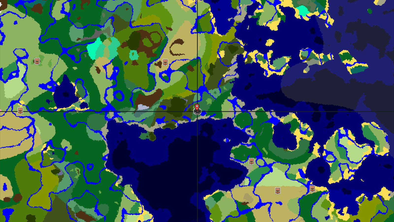 Birch Forest Spawn with Nearby Jungle Temple — Minecraft seed preview