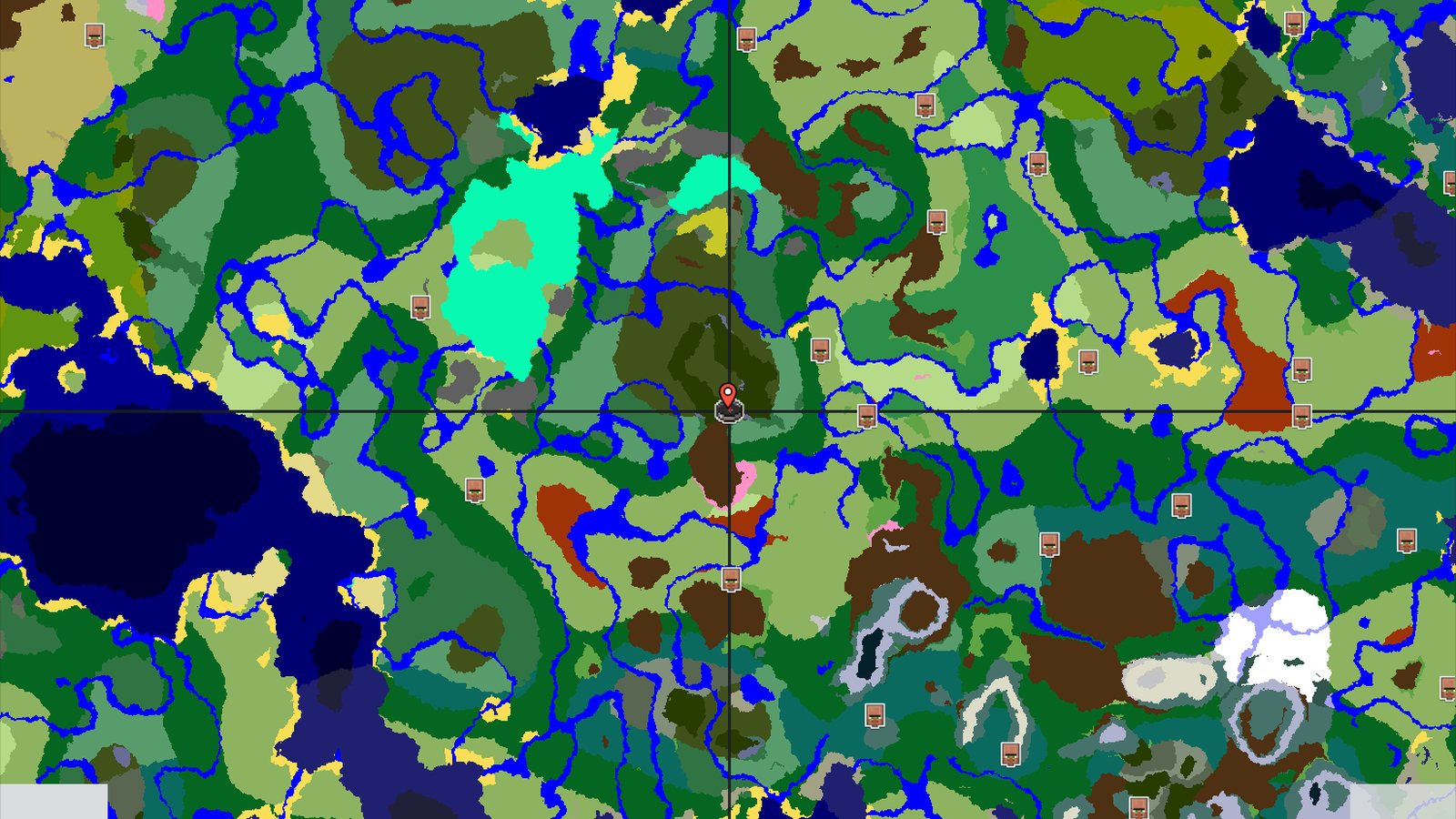 Pale Garden and Cherry Blossom Hills — Minecraft seed preview