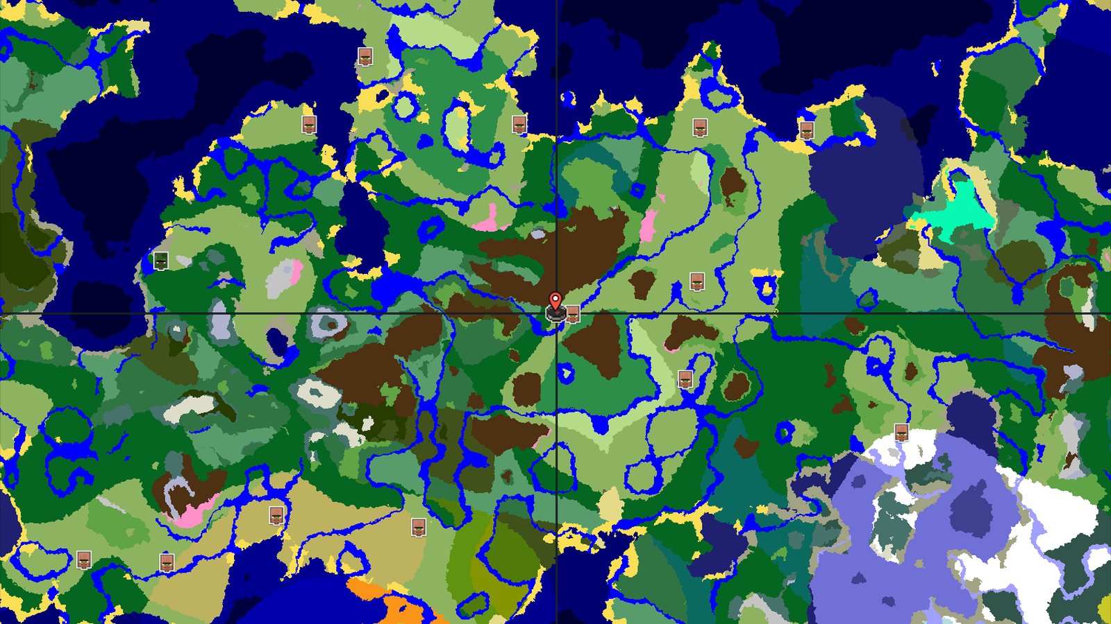 A Quiet Start with Close Resources and a Nearby Village — Minecraft seed preview