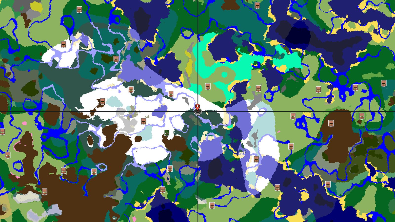 Frosty Start, Windswept Hills and a Nearby Trial Chamber — Minecraft seed preview