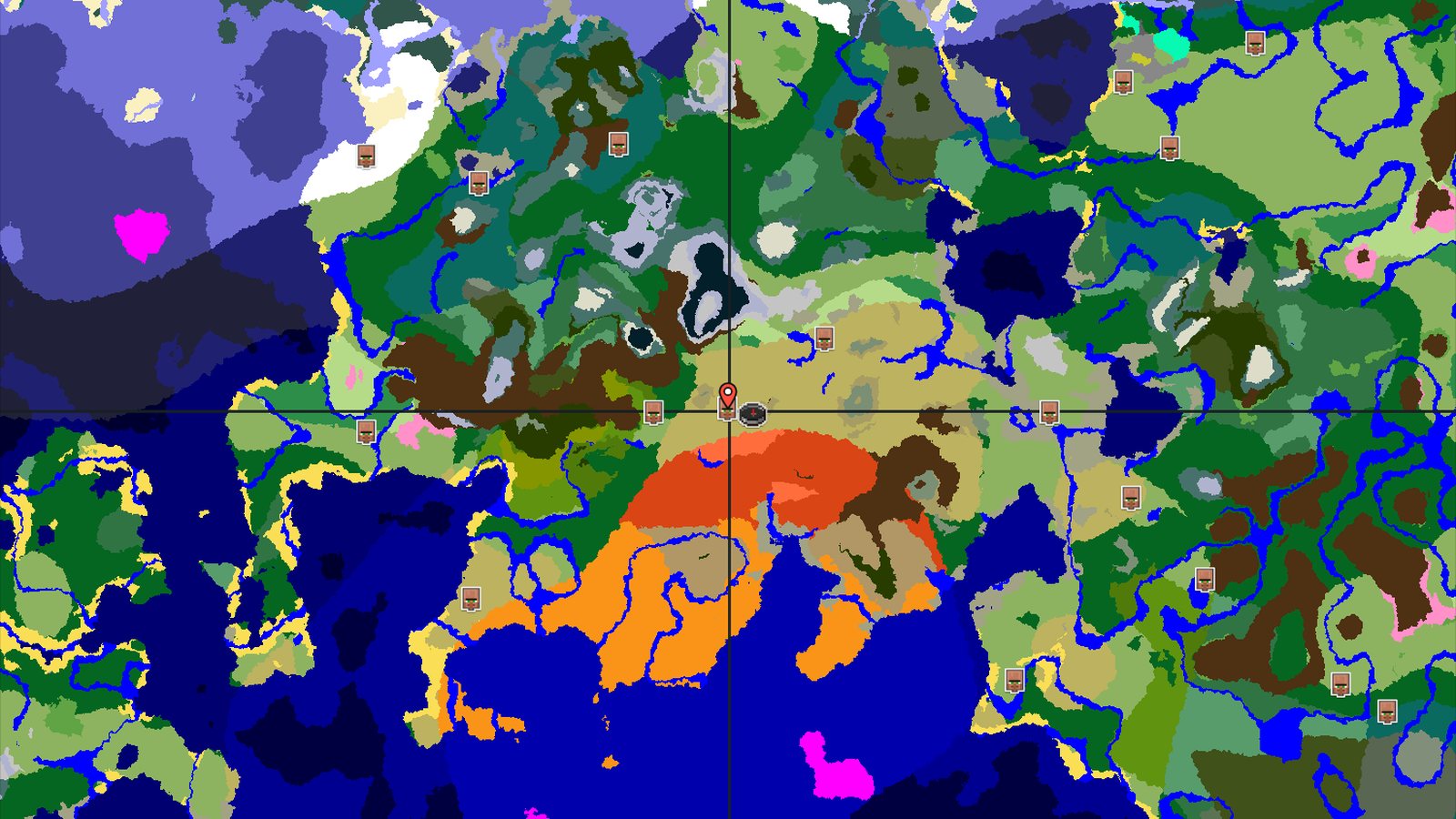 Savanna Spawn with Badlands and Mountains Nearby — Minecraft seed preview