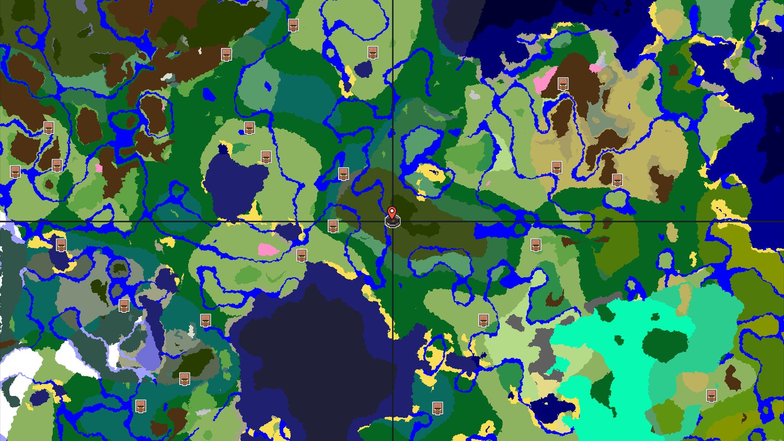 Dark Forest with a Fast Nether Fortress — Minecraft seed preview