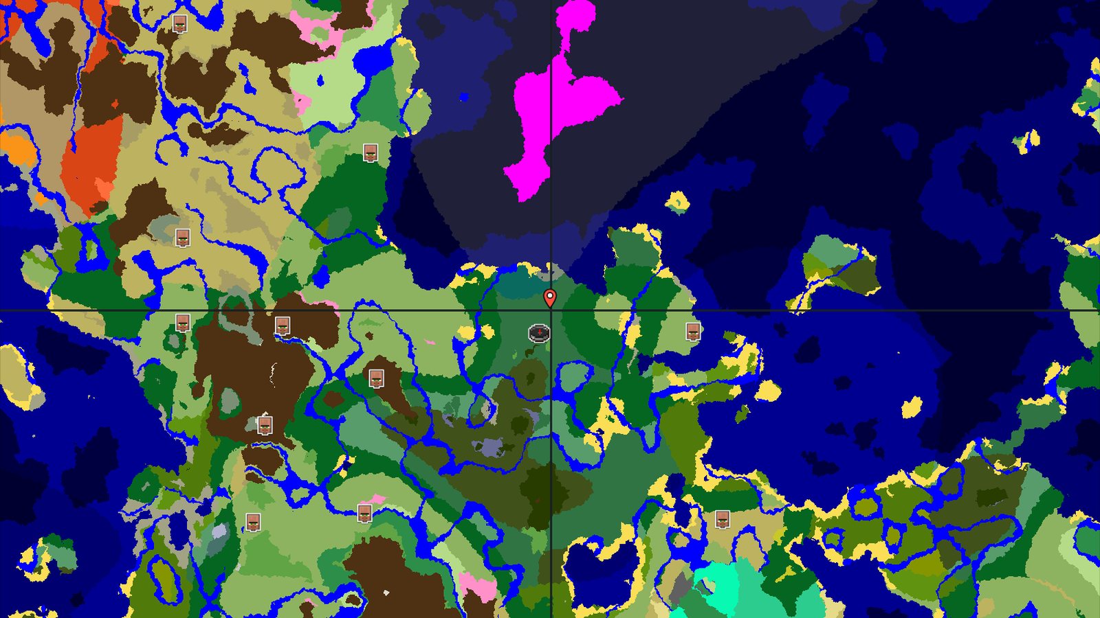 A Mushroom Fields Escape and a Nearby Trial Chamber — Minecraft seed preview