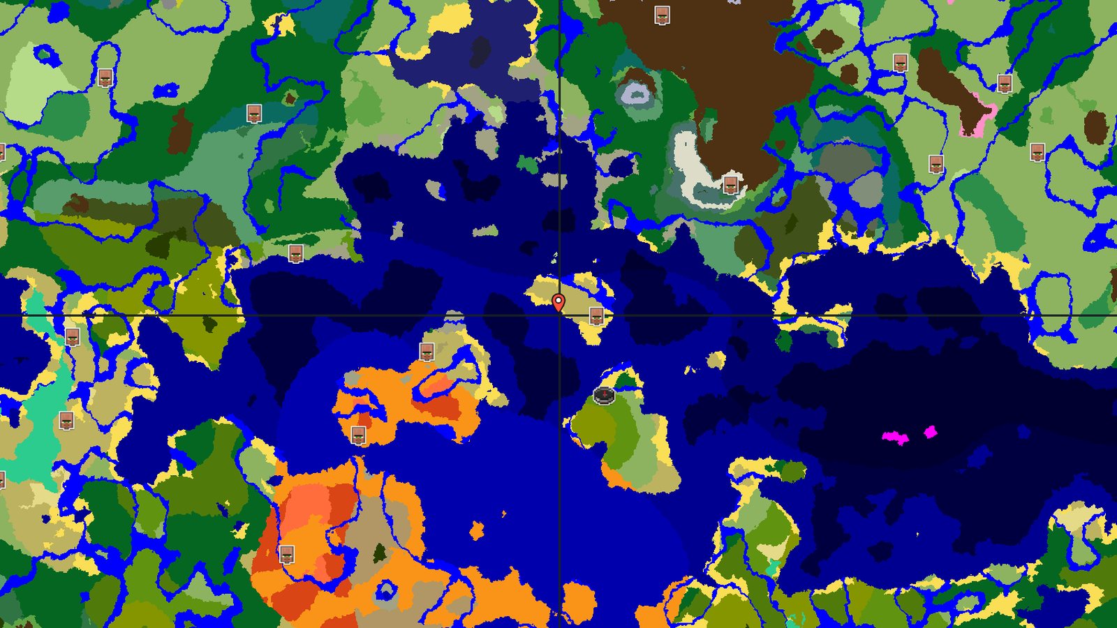 Bamboo Jungle Island — Minecraft seed preview