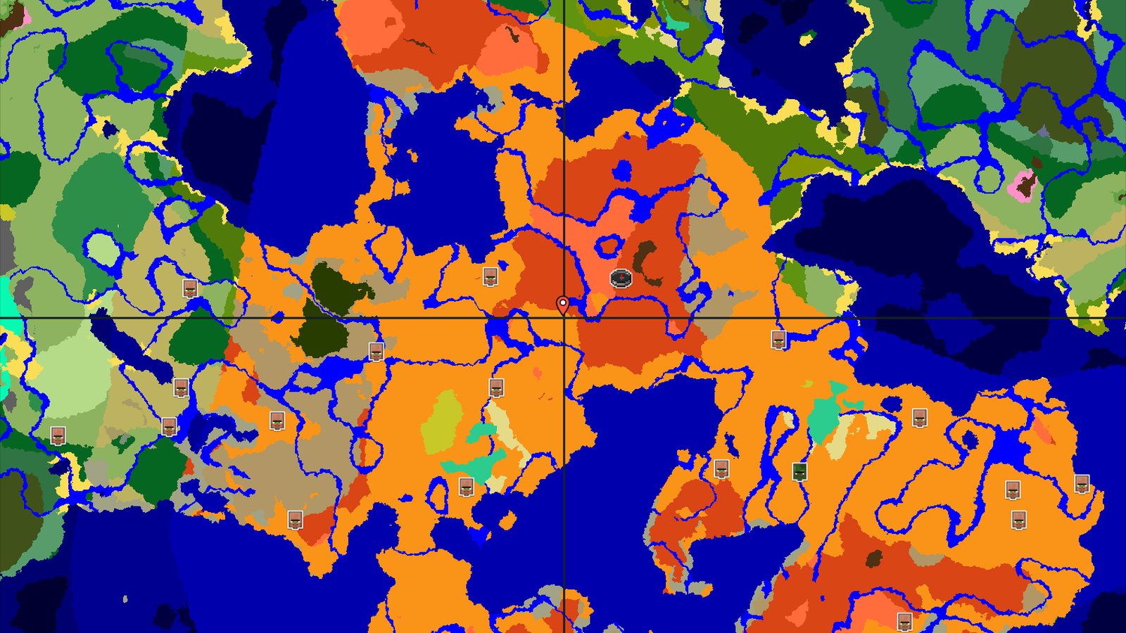Eroded Badlands with a Ruined Portal — Minecraft seed preview