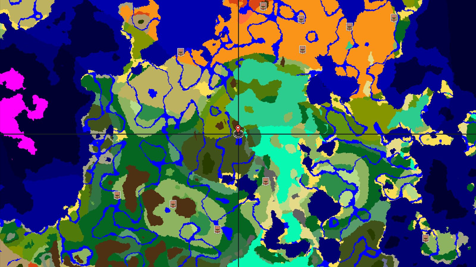 Dark Forest Spawn with Nearby Woodland Mansion — Minecraft seed preview