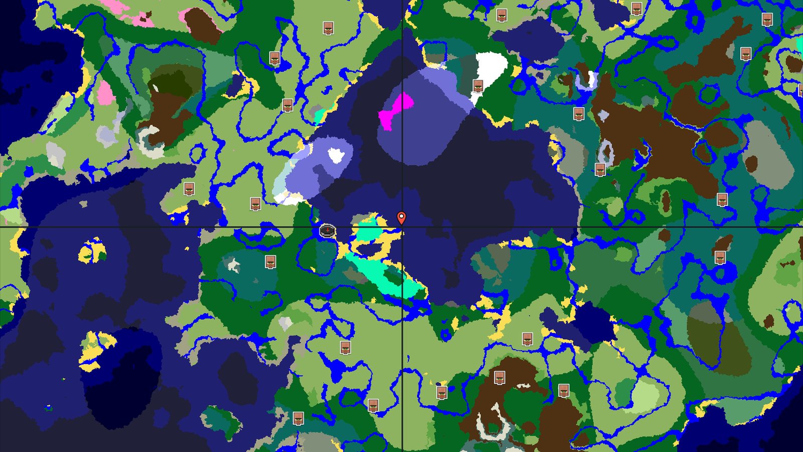 Taiga Spawn with Nearby Trial Chambers and Ocean — Minecraft seed preview