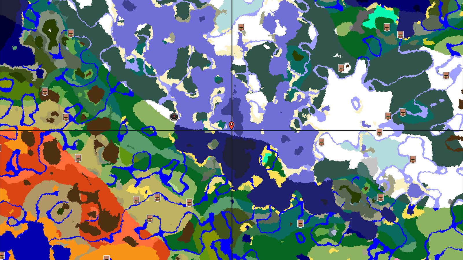 A Frozen Start with a Nearby Trail Ruins — Minecraft seed preview