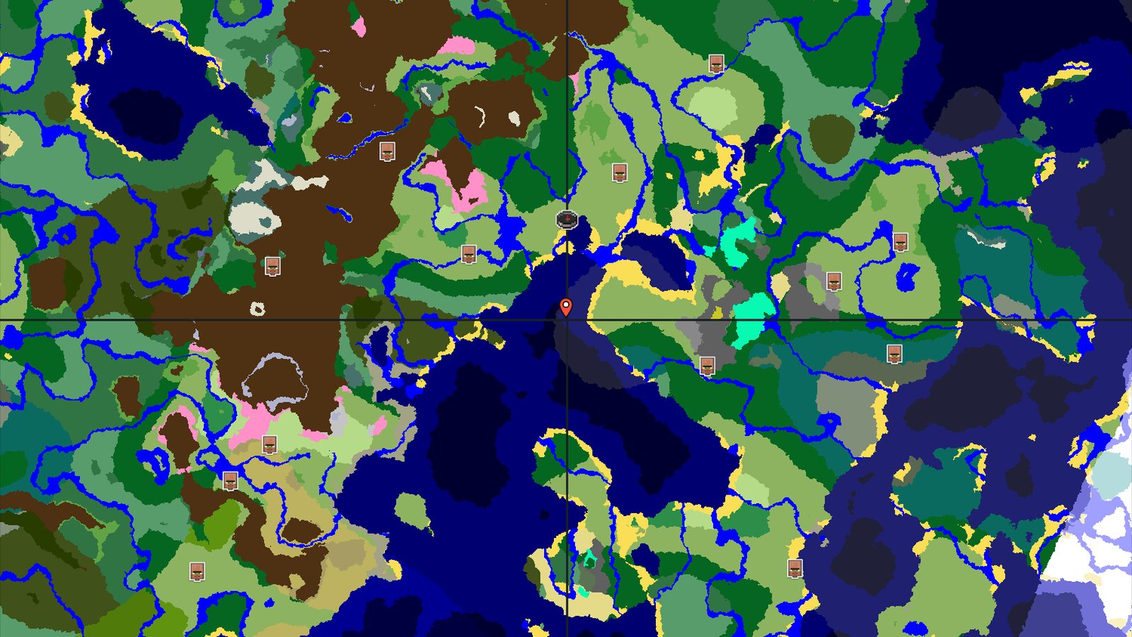 Cherry Grove and Mountain Views Near Spawn — Minecraft seed preview