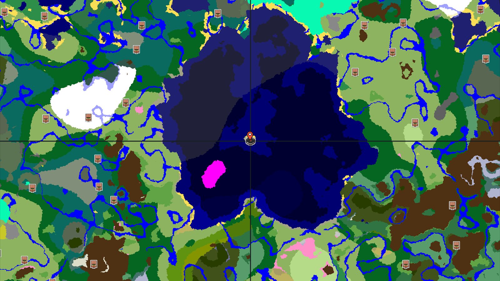 Spawn on a Small Island with a Mushroom Fields Nearby — Minecraft seed preview