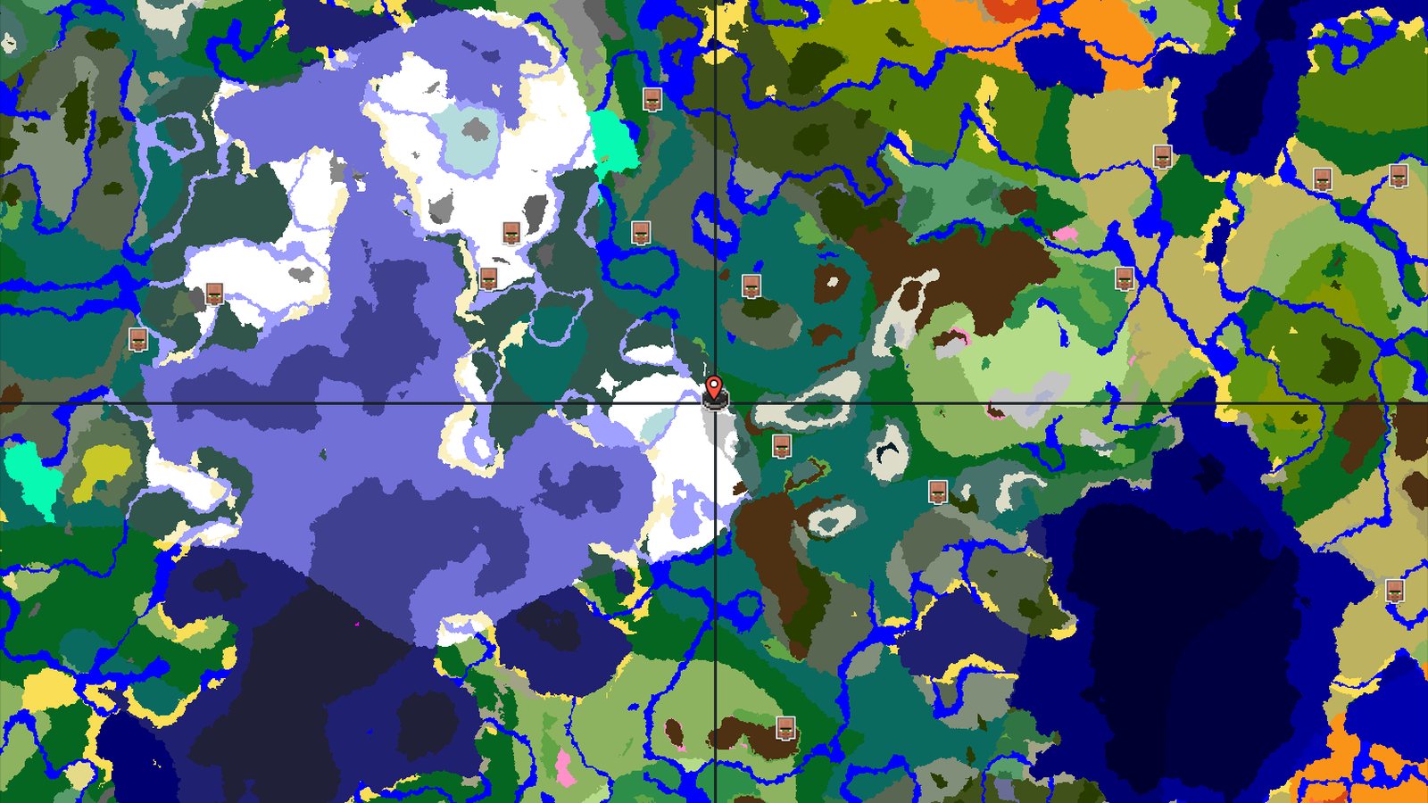 Snowy Plains Spawn with Nearby Ancient City — Minecraft seed preview
