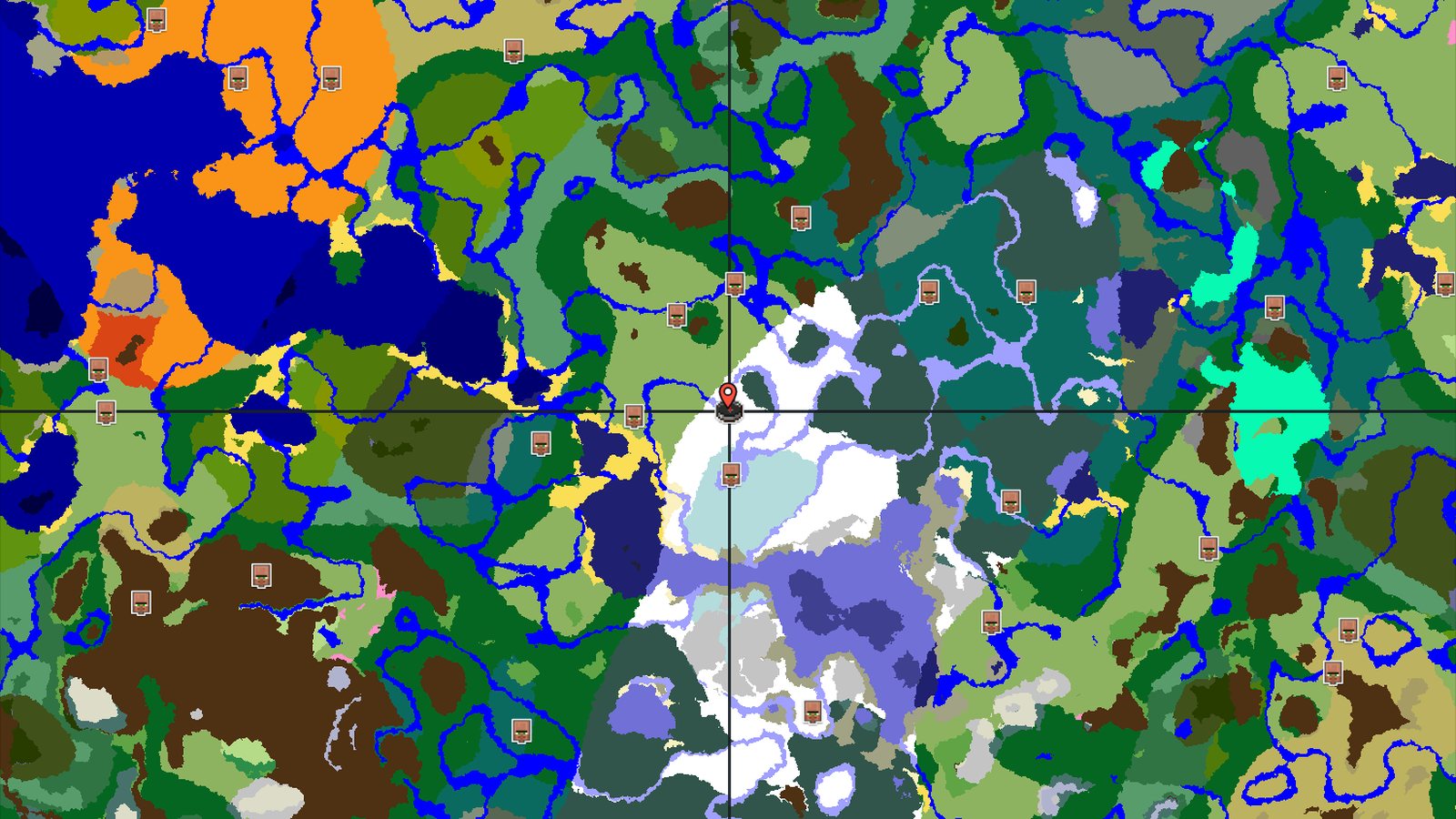 Ice Spikes Near Spawn with Trial Chambers — Minecraft seed preview