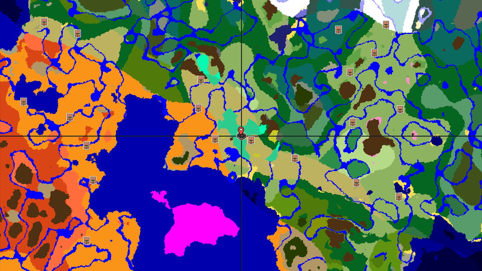 Mangrove Swamp Spawn with Nearby Village and Stronghold — Minecraft seed preview