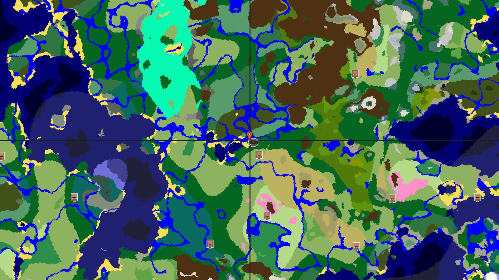 Trial Chambers and Village Near Forest Spawn — Minecraft seed preview