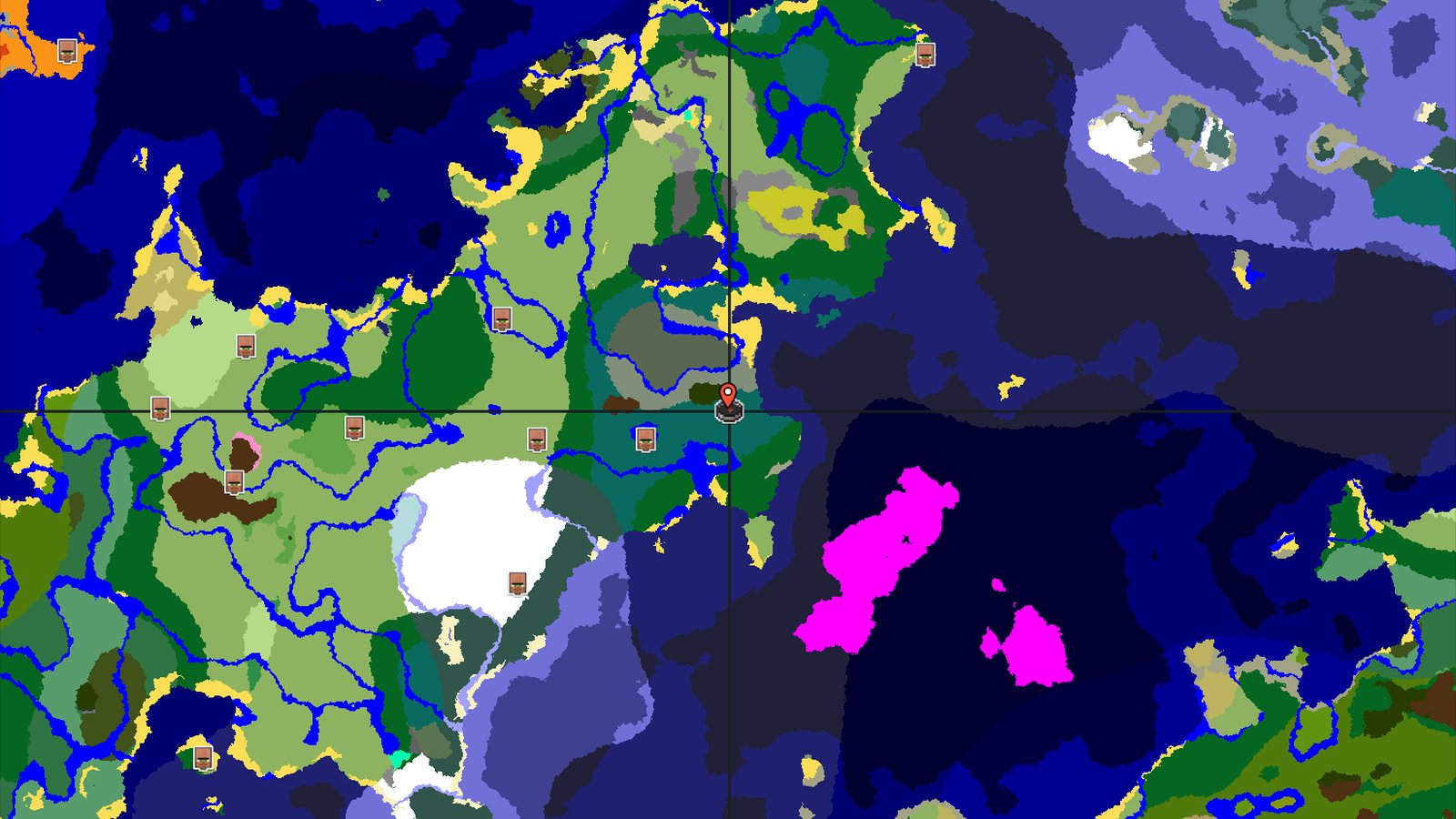 Taiga Spawn with Mushroom Fields and Trial Chambers — Minecraft seed preview