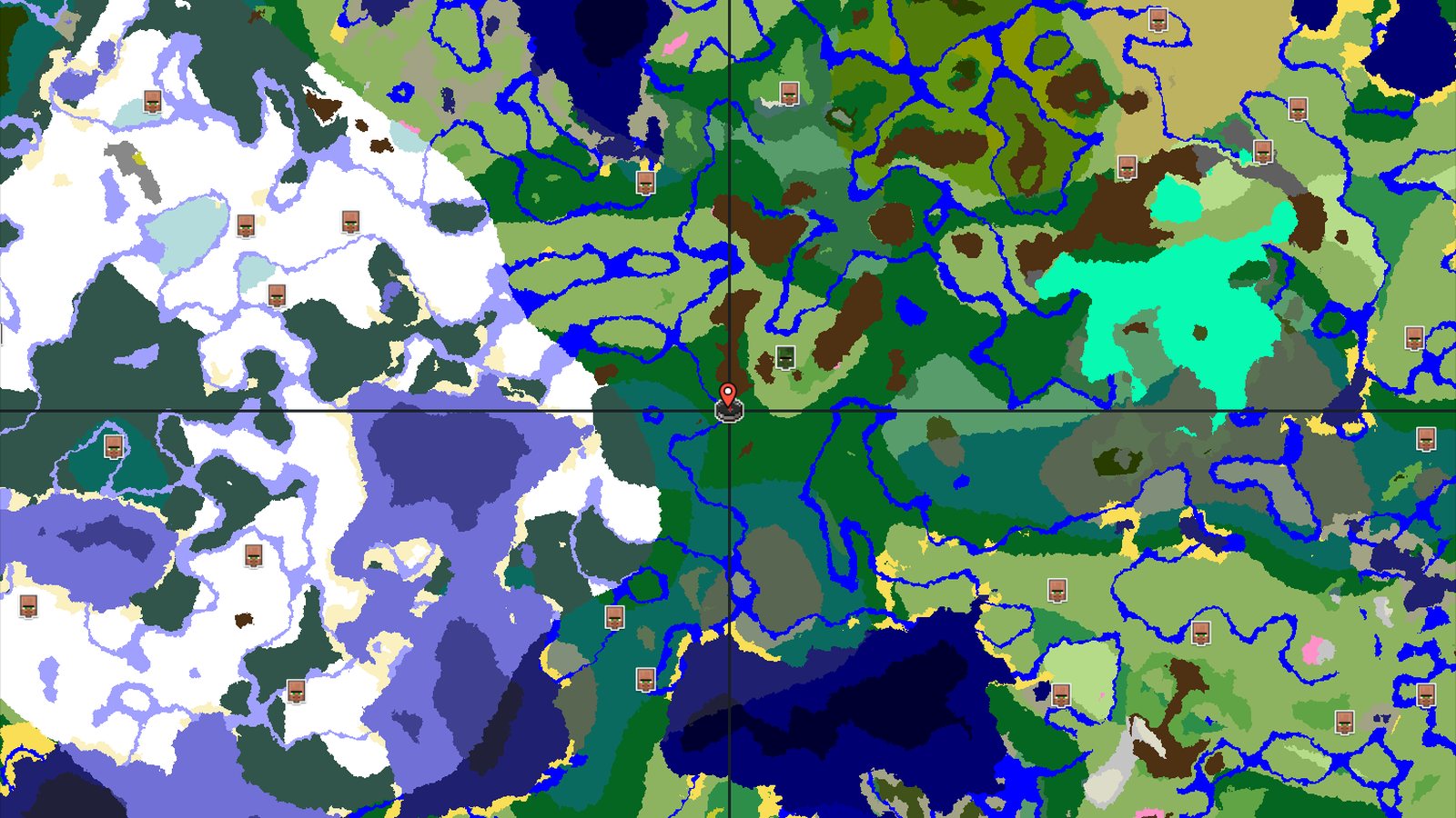 Forest Spawn with Nearby Cherry Grove and Trial Chambers — Minecraft seed preview