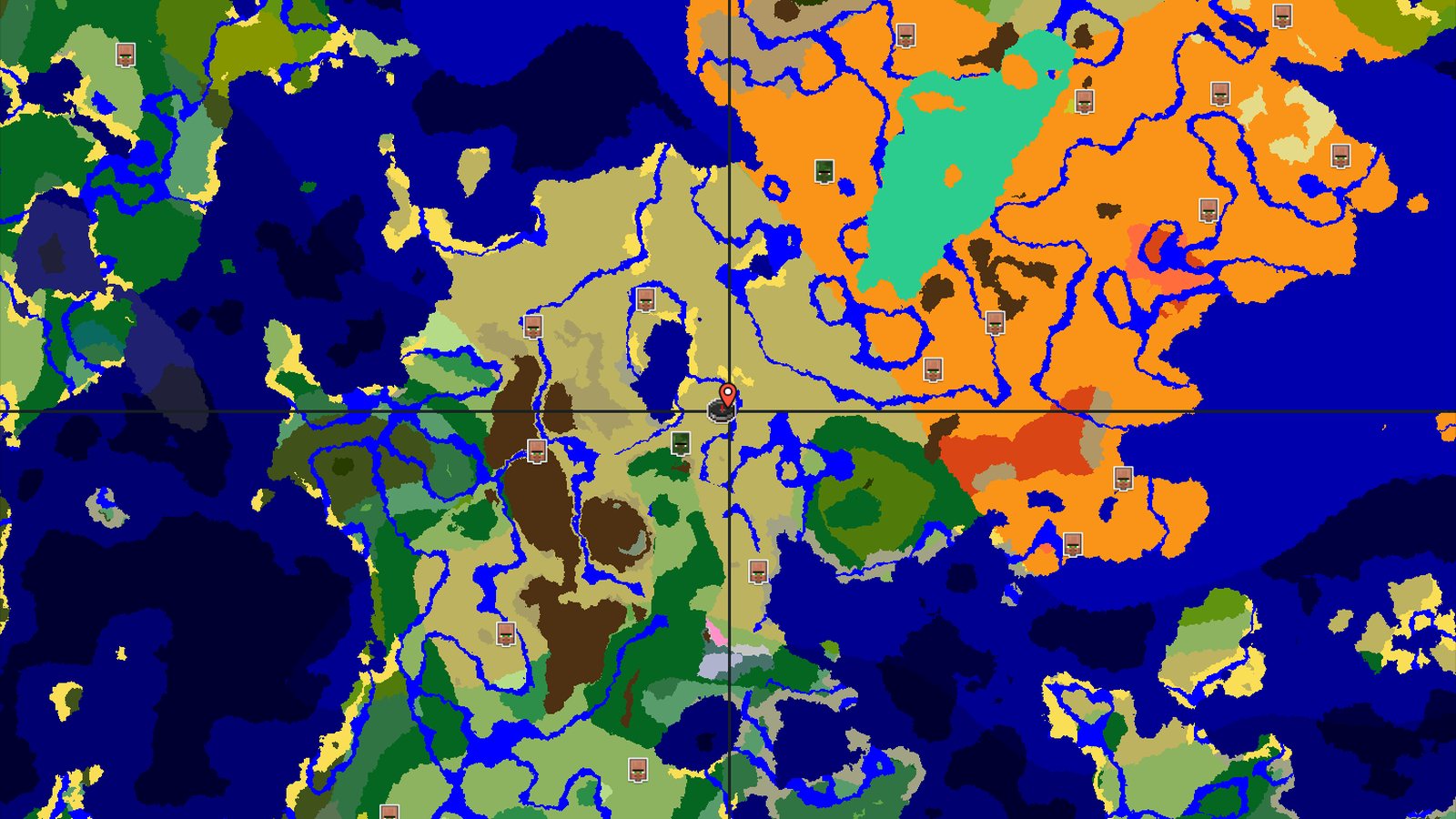 Savanna Spawn with a Close Abandoned Village — Minecraft seed preview