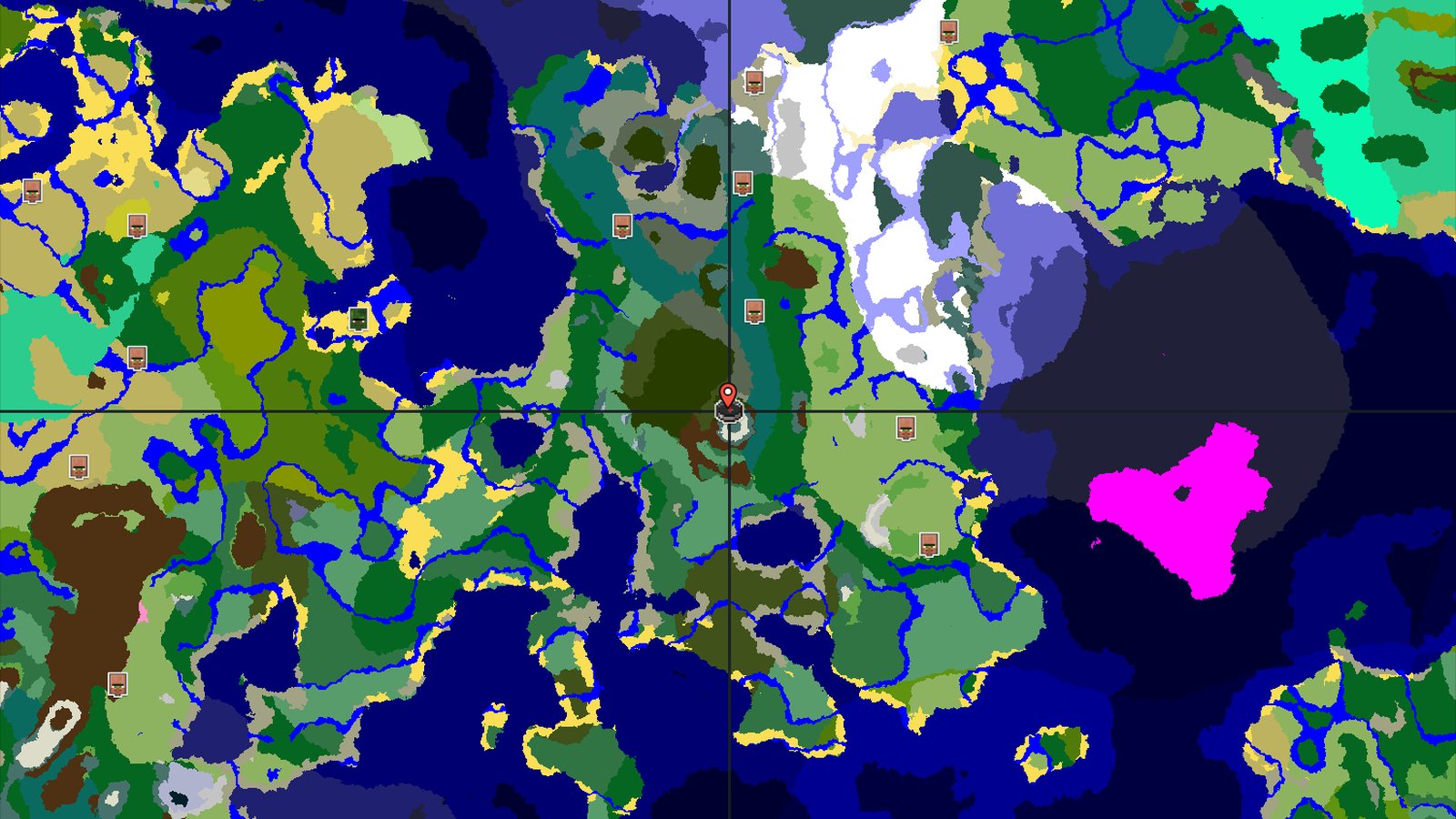 Spawn in Jagged Peaks with Close Underground Riches — Minecraft seed preview
