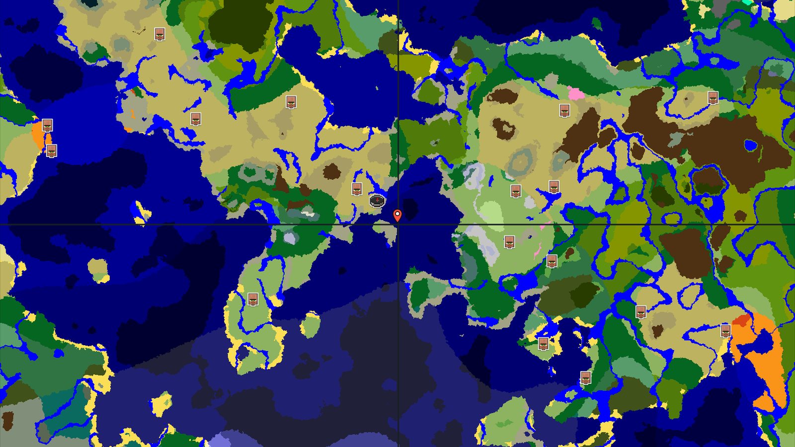 A Savanna Start with Close Underground Riches — Minecraft seed preview