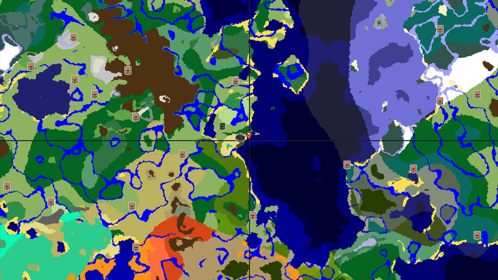 Windswept Savanna Village With Nearby Mangrove Swamp — Minecraft seed preview
