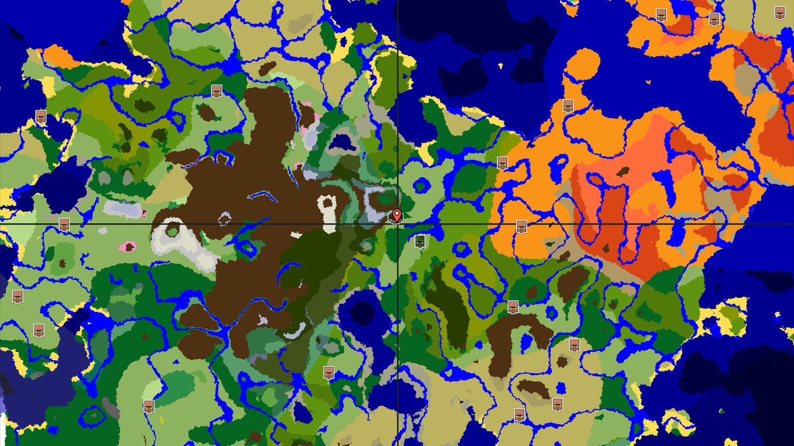 Ancient City and Jungles Near Snowy Peaks Spawn — Minecraft seed preview